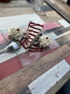 Dessert proposé au restaurant du camping Le Lizot, en Charente Maritime